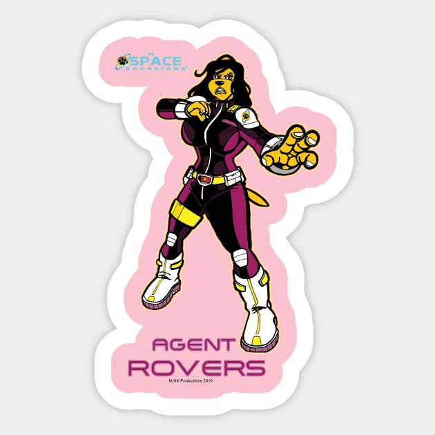 Agent Rovers Sticker by DocNebula